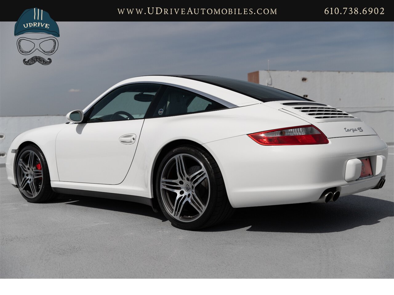 2007 Porsche 911 Targa 4S 6 Speed 997 Carrara White Sport Chrono  Full Lthr Interior Sport Seats Pntd Console Turbo Whls Wht Dials - Photo 19 - West Chester, PA 19382