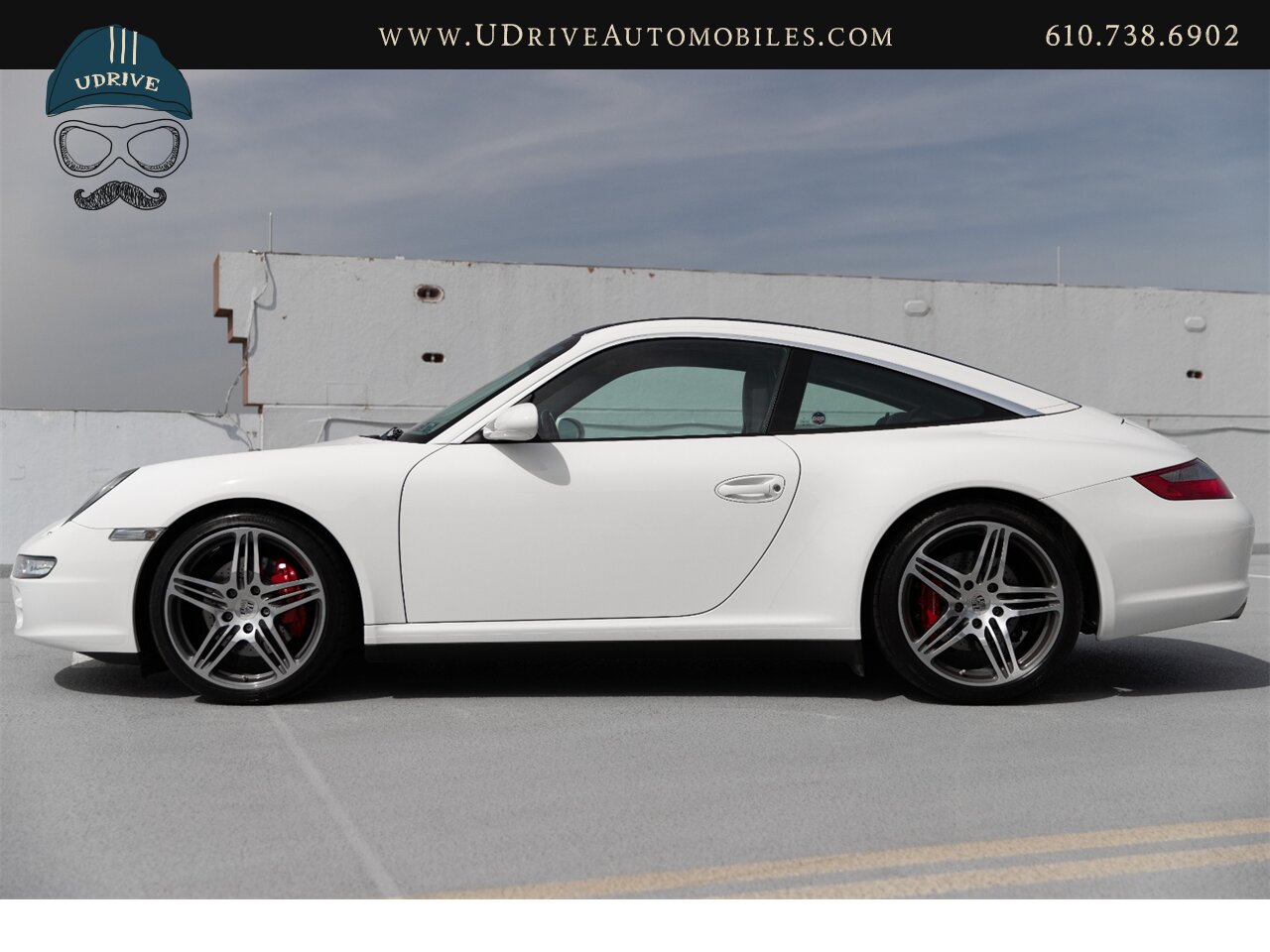 2007 Porsche 911 Targa 4S 6 Speed 997 Carrara White Sport Chrono  Full Lthr Interior Sport Seats Pntd Console Turbo Whls Wht Dials - Photo 9 - West Chester, PA 19382