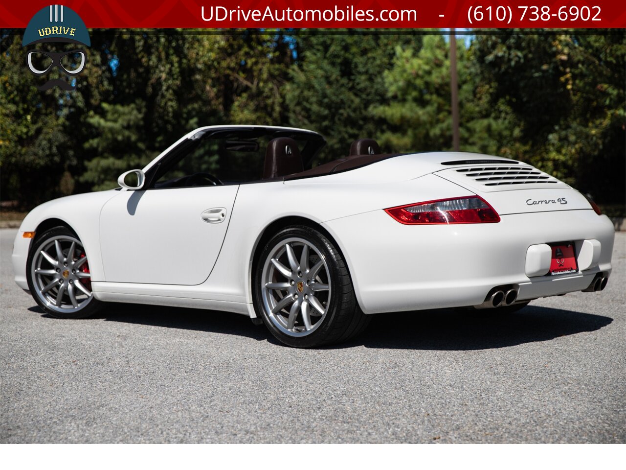 2006 Porsche 911 997 C4S Cabriolet 6Sp 8k Miles White Cocoa Lthr  Chrono Sport Shifter Rare Color Combo $109k MSRP - Photo 5 - West Chester, PA 19382