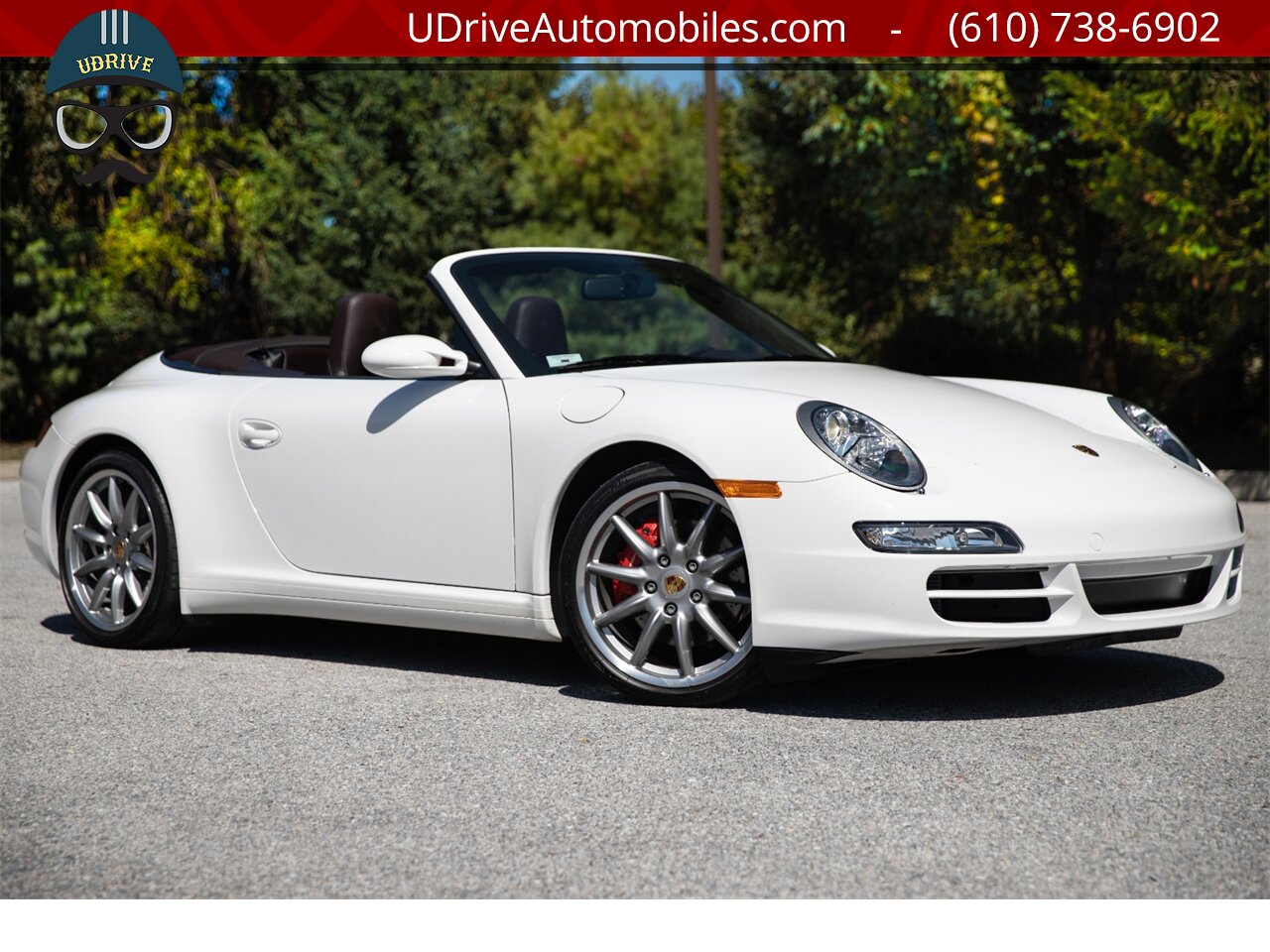 2006 Porsche 911 997 C4S Cabriolet 6Sp 8k Miles White Cocoa Lthr  Chrono Sport Shifter Rare Color Combo $109k MSRP - Photo 4 - West Chester, PA 19382