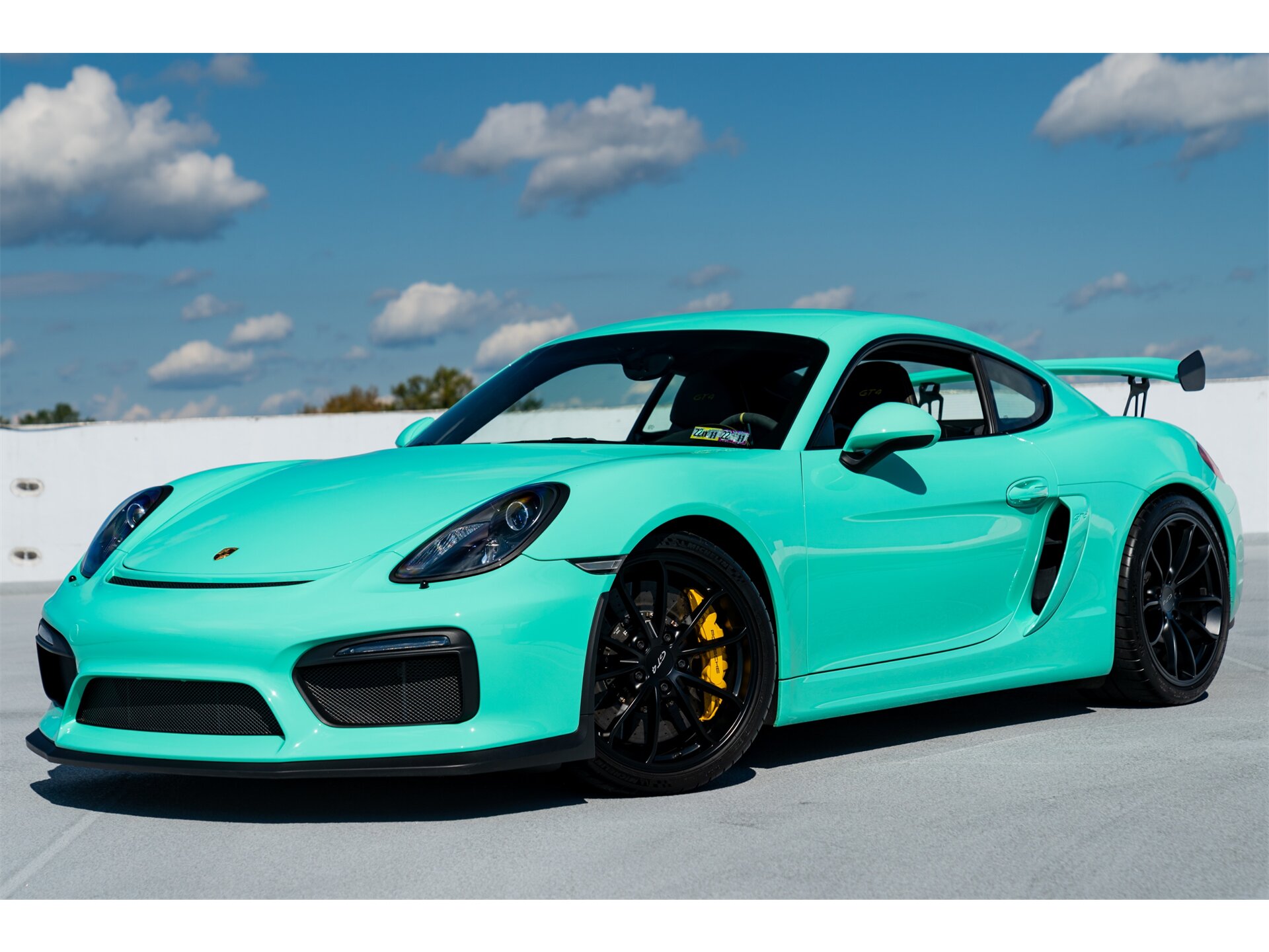 2016 Porsche Cayman GT4 PTS Mint Green 1 of 2 PCCB Bucket Seats PPF