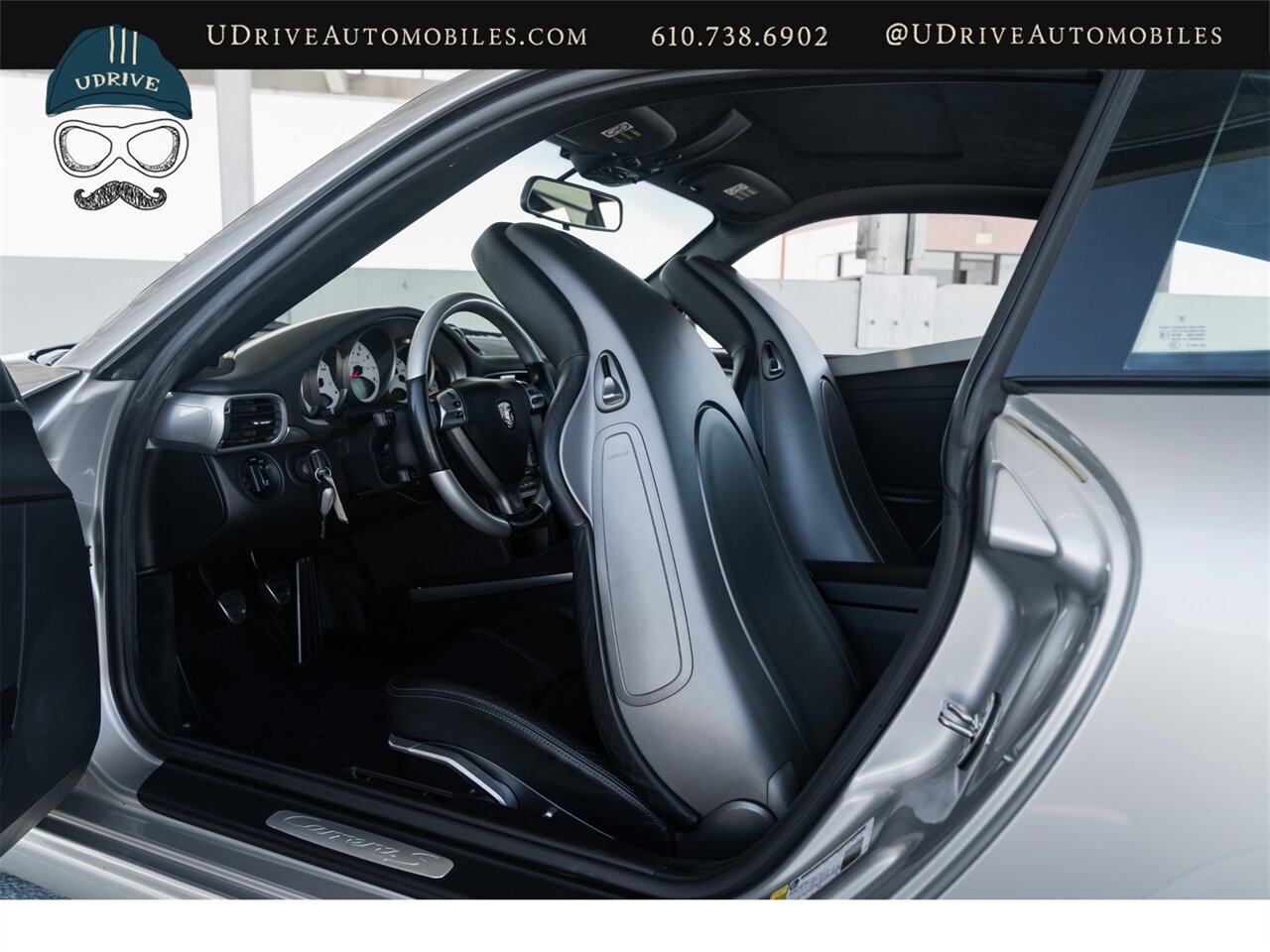 2006 Porsche 911 Carrera S  997S 6 Sp Factory Aerokit Chrono Sport Seats Wht Dials Alum Look Steer Whl Silver Belts - Photo 49 - West Chester, PA 19382