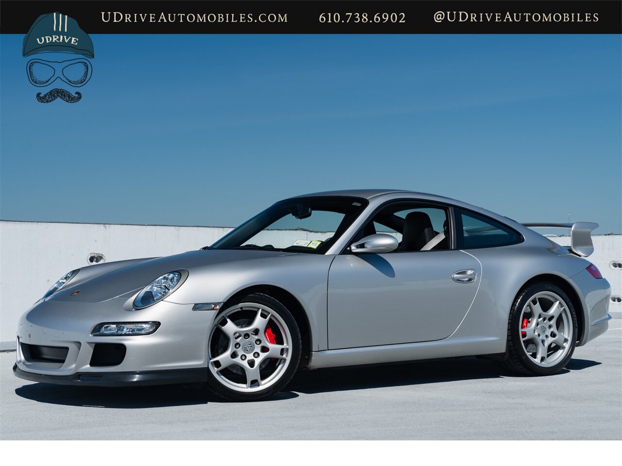 2006 Porsche 911 Carrera S  997S 6 Sp Factory Aerokit Chrono Sport Seats Wht Dials Alum Look Steer Whl Silver Belts - Photo 1 - West Chester, PA 19382