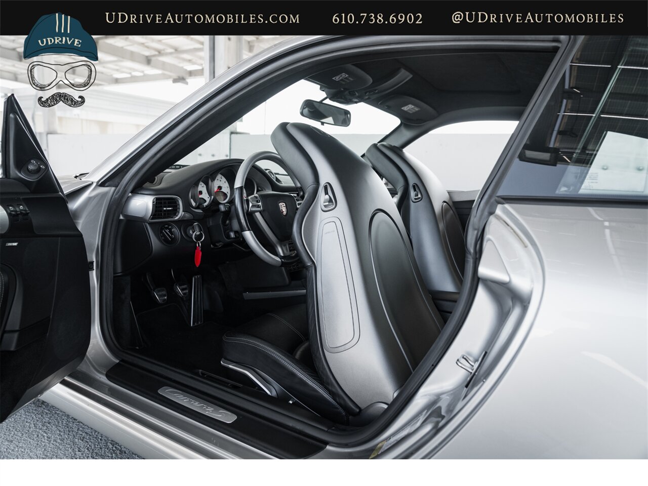 2006 Porsche 911 Carrera S  997S 6 Sp Factory Aerokit Chrono Sport Seats Wht Dials Alum Look Steer Whl Silver Belts - Photo 42 - West Chester, PA 19382