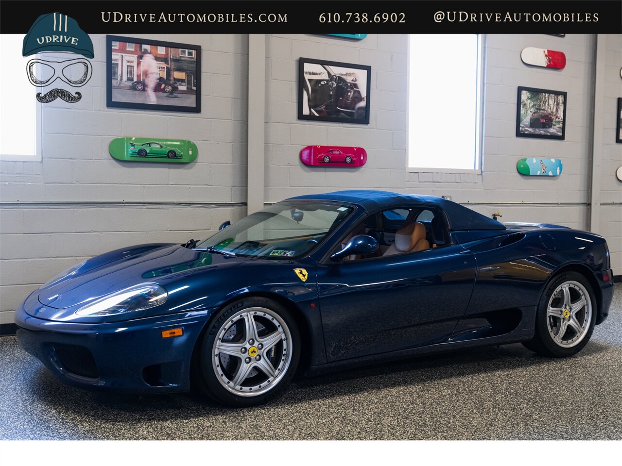 2004 Ferrari 360 Spider  360 Spider F1 Shields Daytonas Modular Whls Challenge Grill Tubi Exhaust Fresh Major Service - Photo 55 - West Chester, PA 19382
