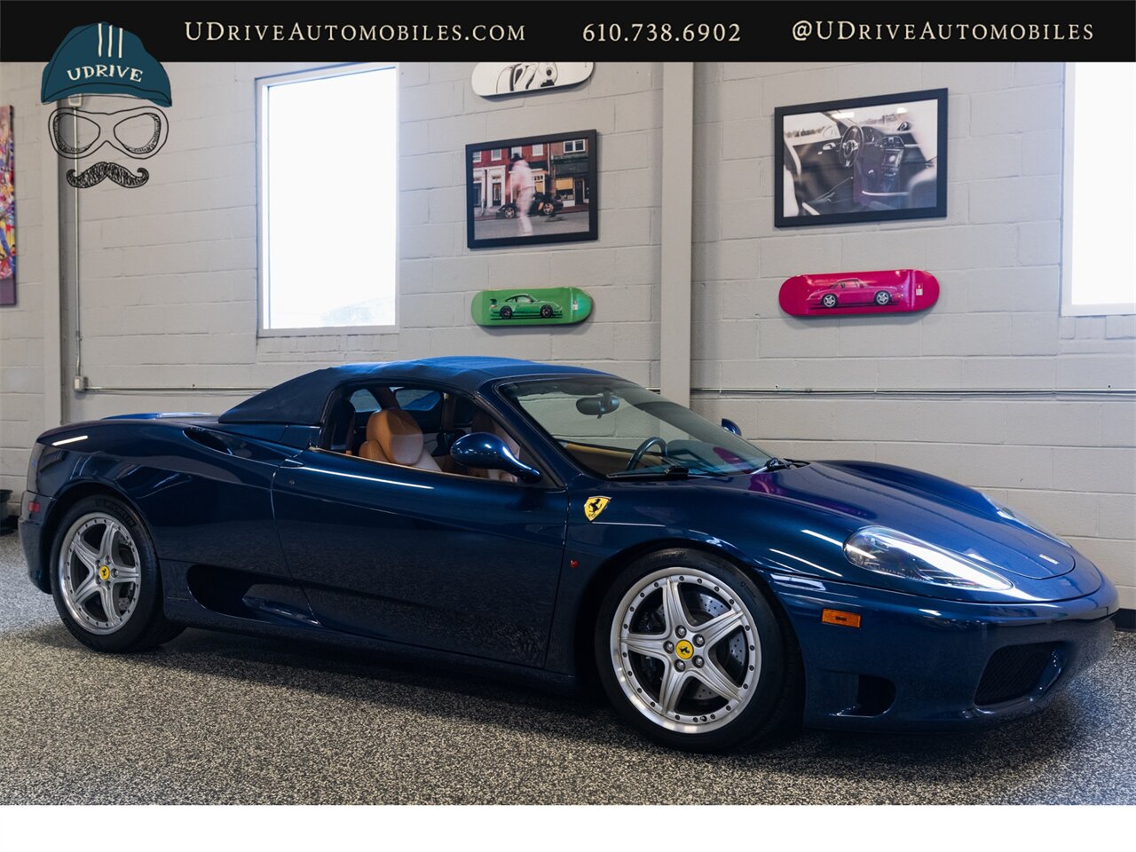 2004 Ferrari 360 Spider  360 Spider F1 Shields Daytonas Modular Whls Challenge Grill Tubi Exhaust Fresh Major Service - Photo 59 - West Chester, PA 19382