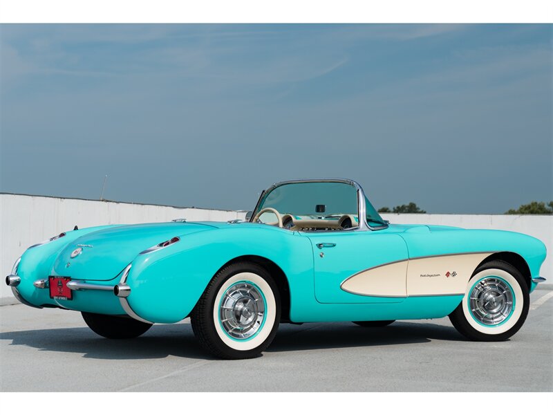 1957 Chevrolet Corvette  Cascade Green GM Crate 350 Muncie 4 Speed Restored