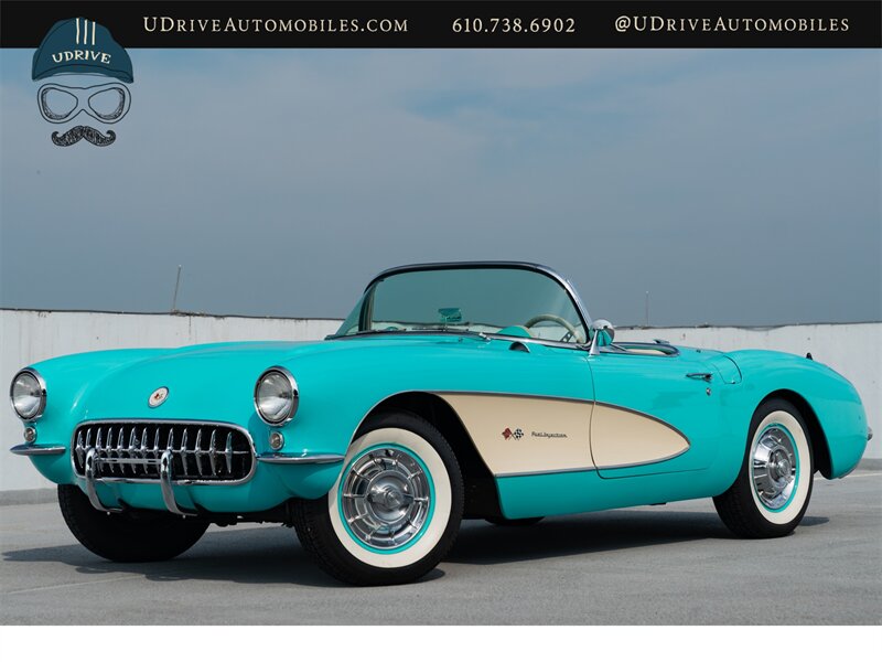 1957 Chevrolet Corvette  Cascade Green GM Crate 350 Muncie 4 Speed Restored