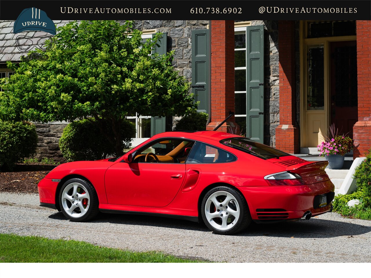 2003 Porsche 911 Turbo 996 X50 Power Kit 6 Speed Rare Color Guards Red over Brown Natural Leather 21k Miles - Photo 8 - West Chester, PA 19382