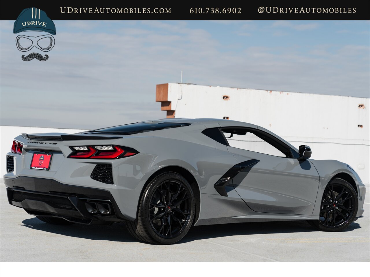 2024 Chevrolet Corvette Stingray  1LT Sea Wolf Gray Z51 Performance Exhaust Black Wheels Warranty As New - Photo 2 - West Chester, PA 19382