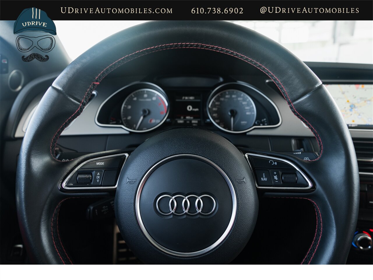 2015 Audi S5 3.0T Quattro Premium Plus 6 Speed Manual Ibis White over Black/Magma Red Service History - Photo 36 - West Chester, PA 19382