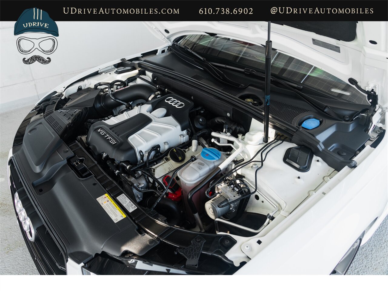 2015 Audi S5 3.0T Quattro Premium Plus 6 Speed Manual Ibis White over Black/Magma Red Service History - Photo 56 - West Chester, PA 19382