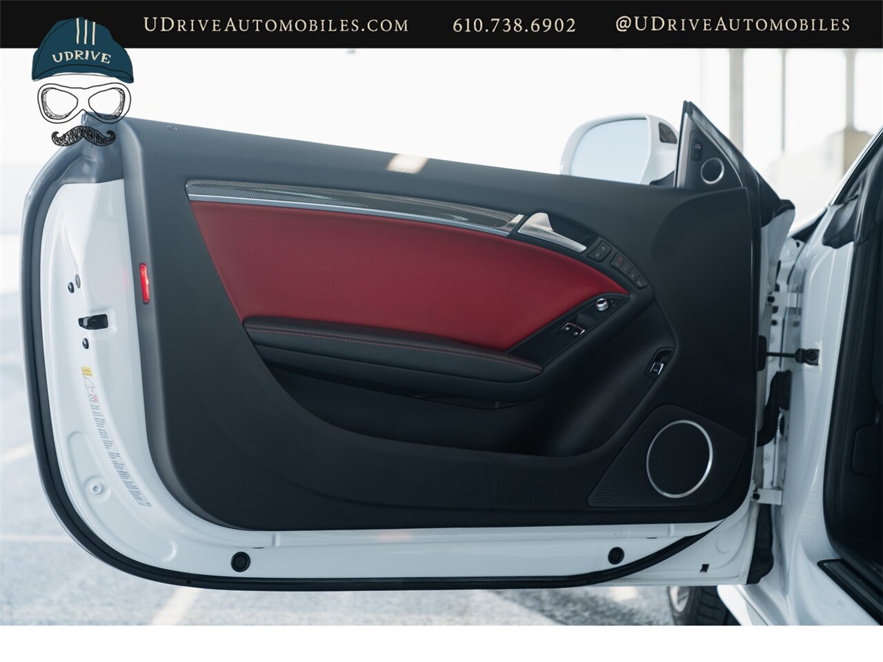2015 Audi S5 3.0T Quattro Premium Plus 6 Speed Manual Ibis White over Black/Magma Red Service History - Photo 28 - West Chester, PA 19382