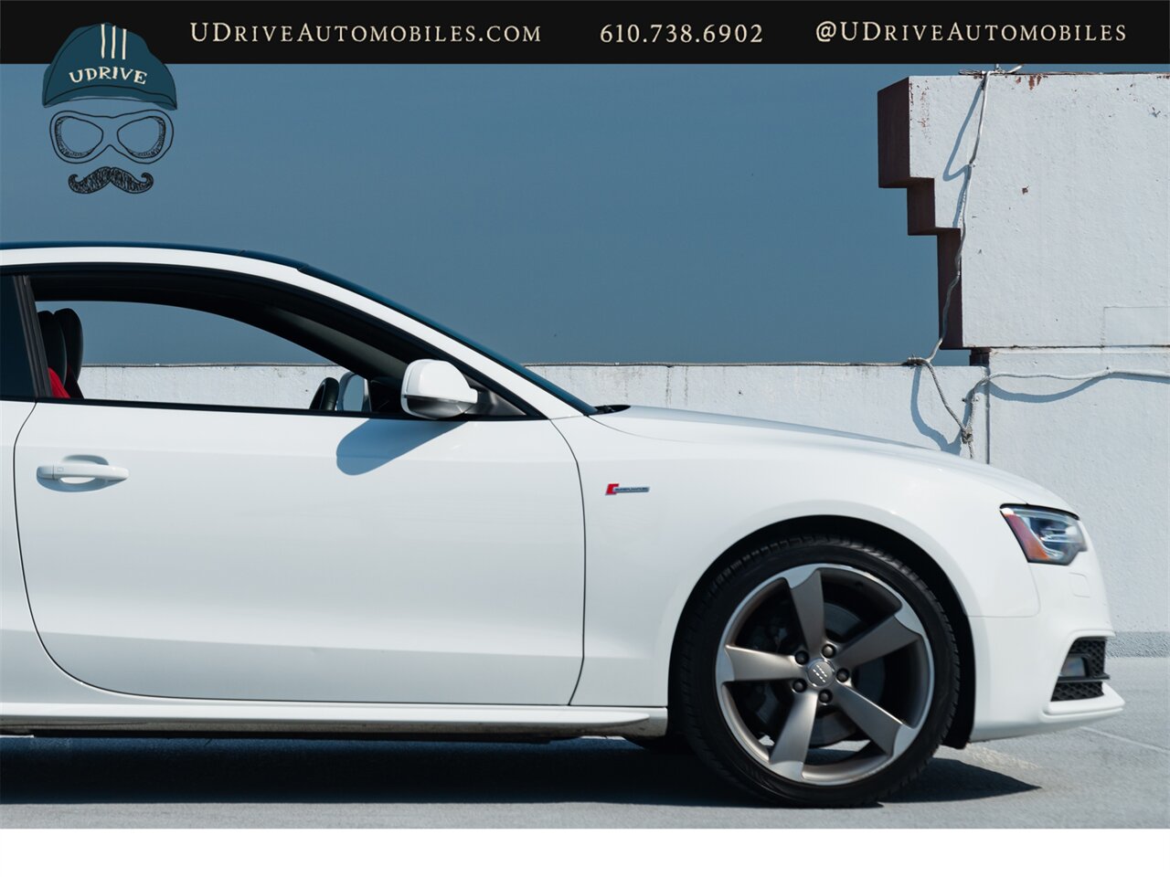 2015 Audi S5 3.0T Quattro Premium Plus 6 Speed Manual Ibis White over Black/Magma Red Service History - Photo 17 - West Chester, PA 19382