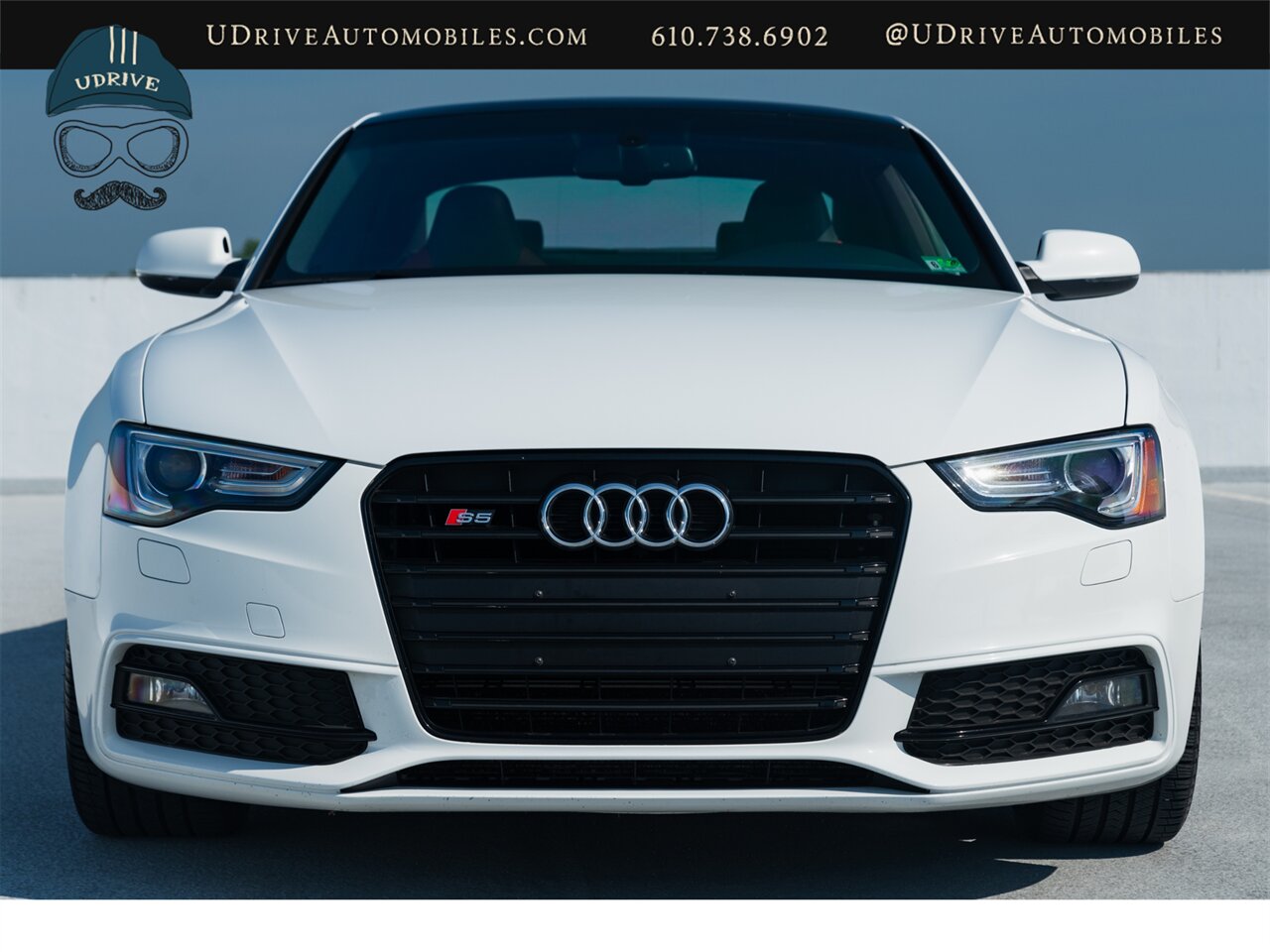 2015 Audi S5 3.0T Quattro Premium Plus 6 Speed Manual Ibis White over Black/Magma Red Service History - Photo 13 - West Chester, PA 19382