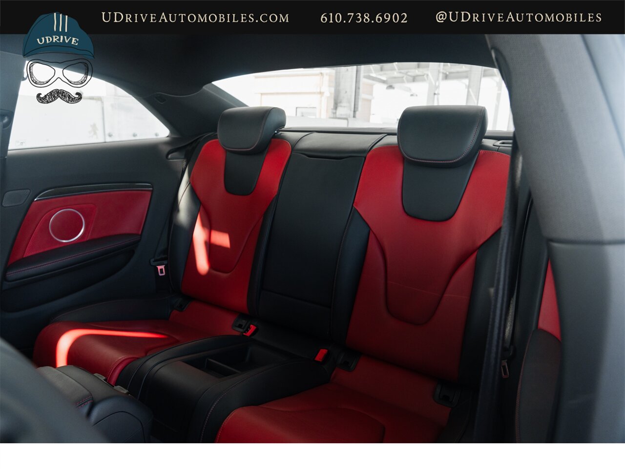 2015 Audi S5 3.0T Quattro Premium Plus 6 Speed Manual Ibis White over Black/Magma Red Service History - Photo 52 - West Chester, PA 19382