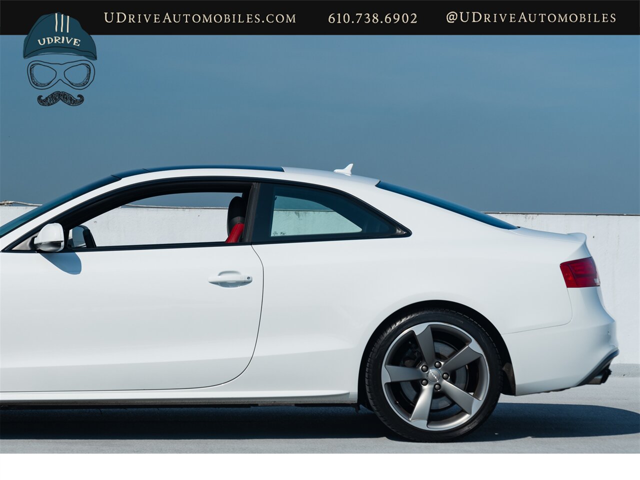 2015 Audi S5 3.0T Quattro Premium Plus 6 Speed Manual Ibis White over Black/Magma Red Service History - Photo 27 - West Chester, PA 19382