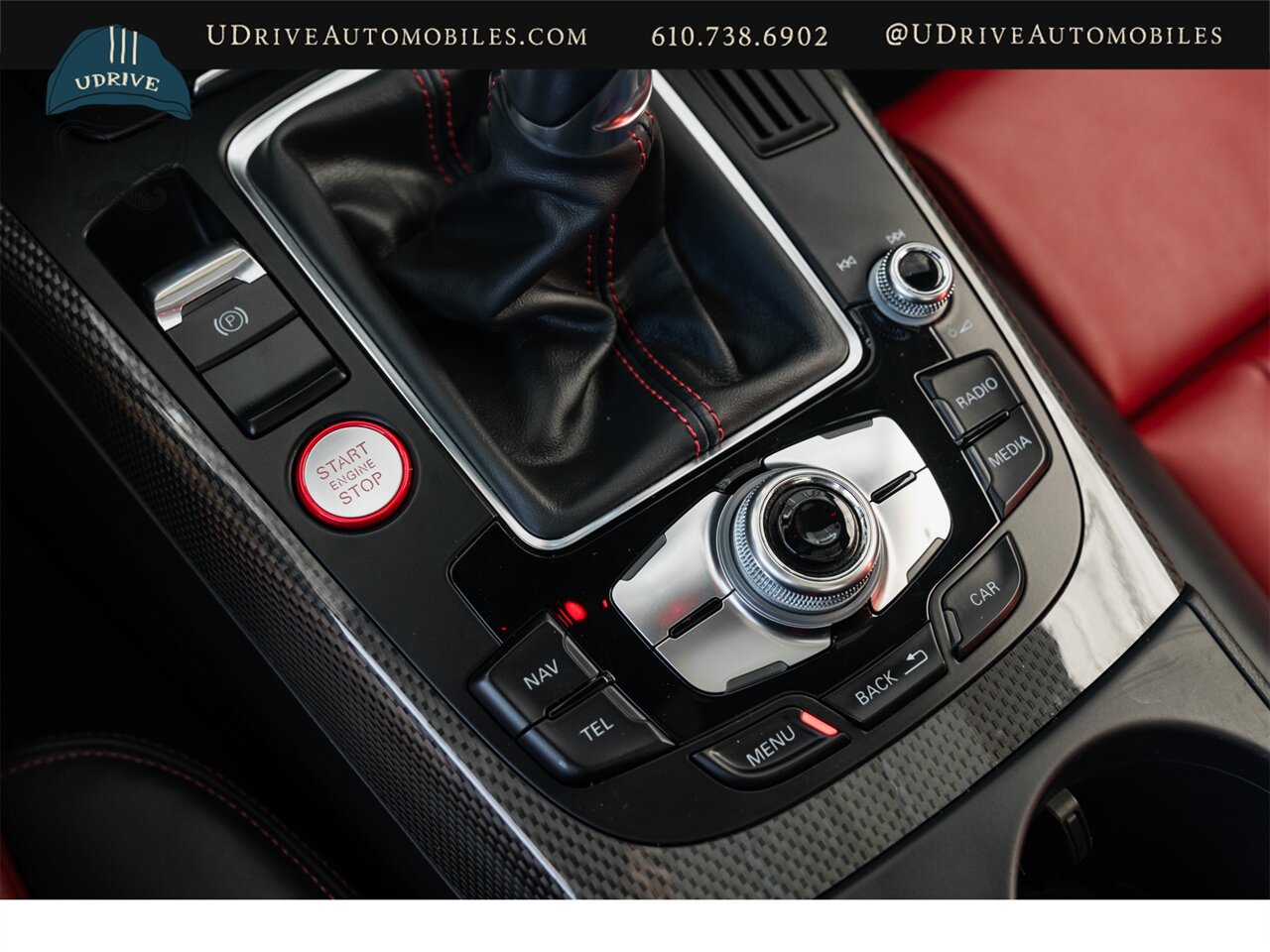 2015 Audi S5 3.0T Quattro Premium Plus 6 Speed Manual Ibis White over Black/Magma Red Service History - Photo 48 - West Chester, PA 19382