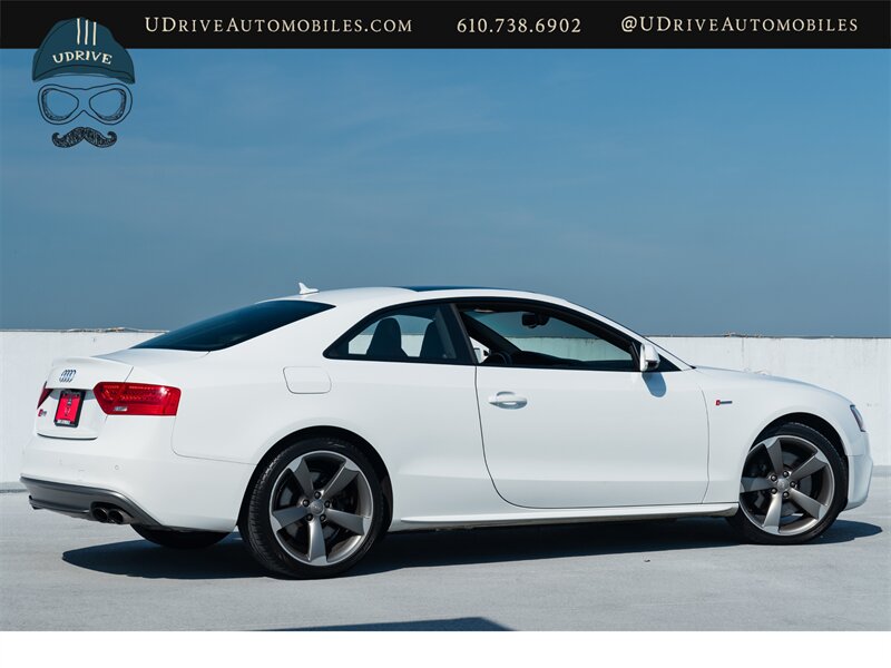 2015 Audi S5 3.0T Quattro Premium Plus  6 Speed Manual Ibis White over Black/Magma Red Service History