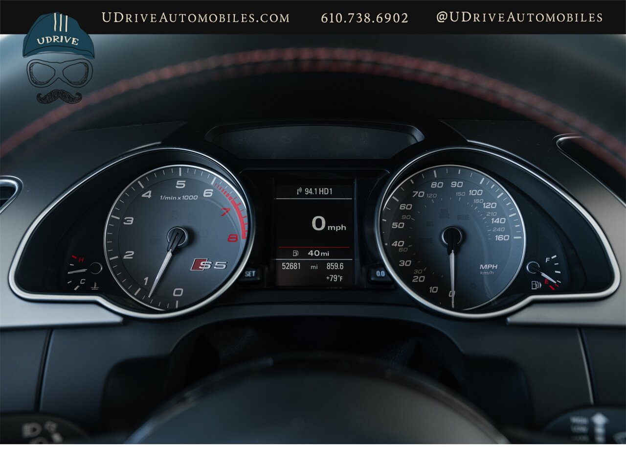 2015 Audi S5 3.0T Quattro Premium Plus 6 Speed Manual Ibis White over Black/Magma Red Service History - Photo 37 - West Chester, PA 19382