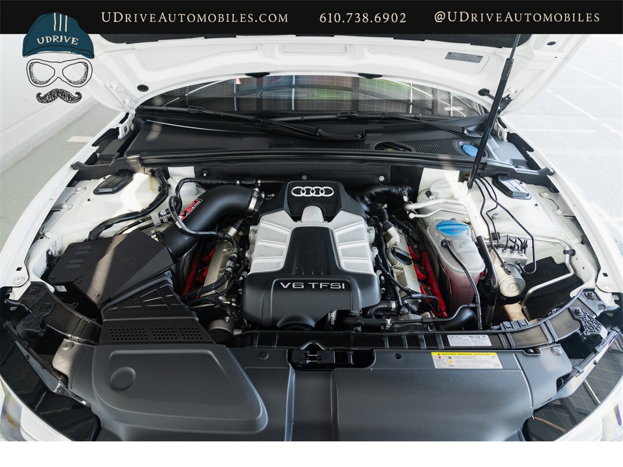 2015 Audi S5 3.0T Quattro Premium Plus 6 Speed Manual Ibis White over Black/Magma Red Service History - Photo 57 - West Chester, PA 19382