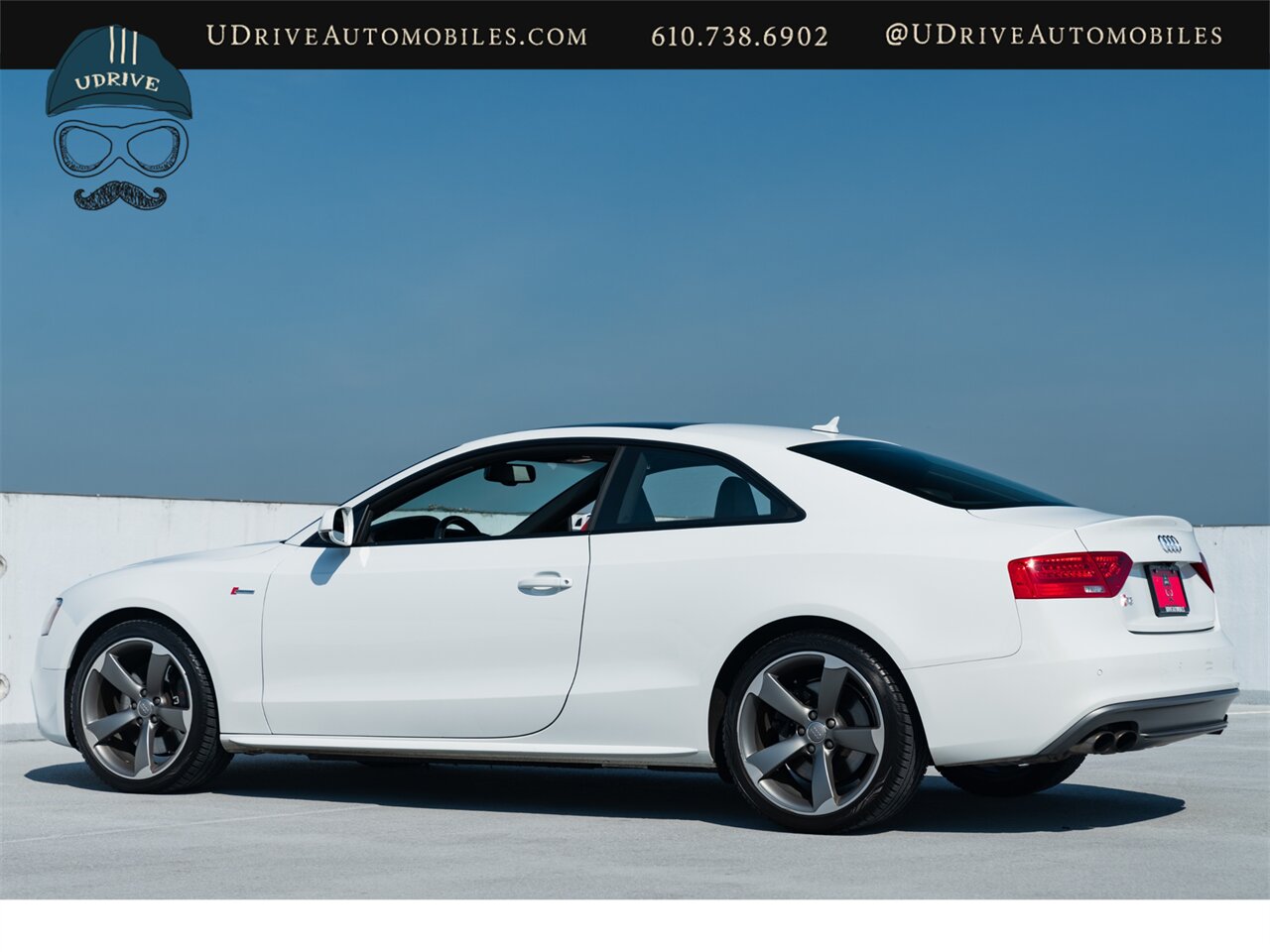 2015 Audi S5 3.0T Quattro Premium Plus 6 Speed Manual Ibis White over Black/Magma Red Service History - Photo 25 - West Chester, PA 19382