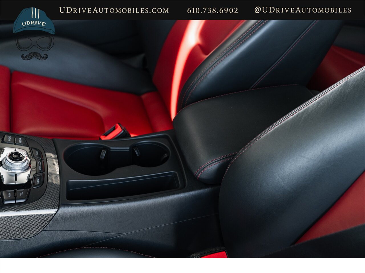 2015 Audi S5 3.0T Quattro Premium Plus 6 Speed Manual Ibis White over Black/Magma Red Service History - Photo 50 - West Chester, PA 19382