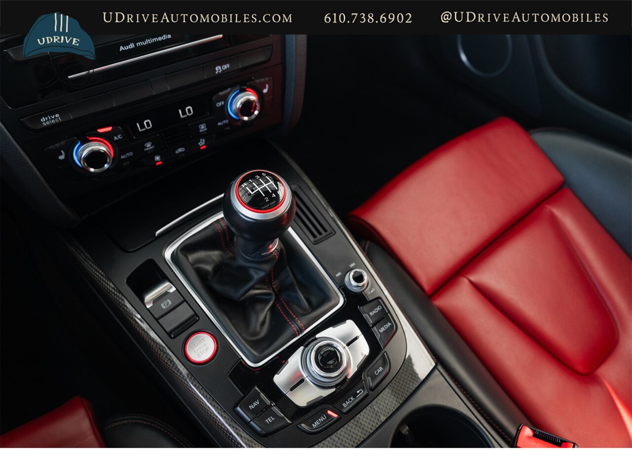 2015 Audi S5 3.0T Quattro Premium Plus 6 Speed Manual Ibis White over Black/Magma Red Service History - Photo 46 - West Chester, PA 19382