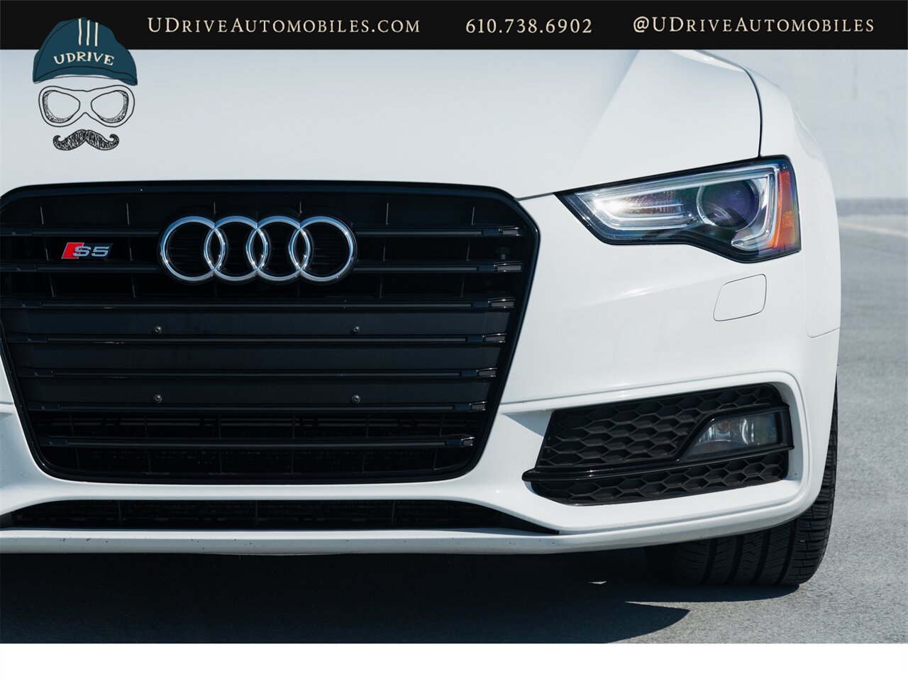 2015 Audi S5 3.0T Quattro Premium Plus 6 Speed Manual Ibis White over Black/Magma Red Service History - Photo 12 - West Chester, PA 19382