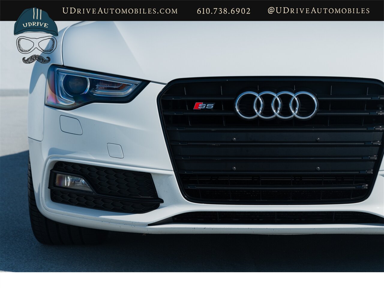 2015 Audi S5 3.0T Quattro Premium Plus 6 Speed Manual Ibis White over Black/Magma Red Service History - Photo 14 - West Chester, PA 19382