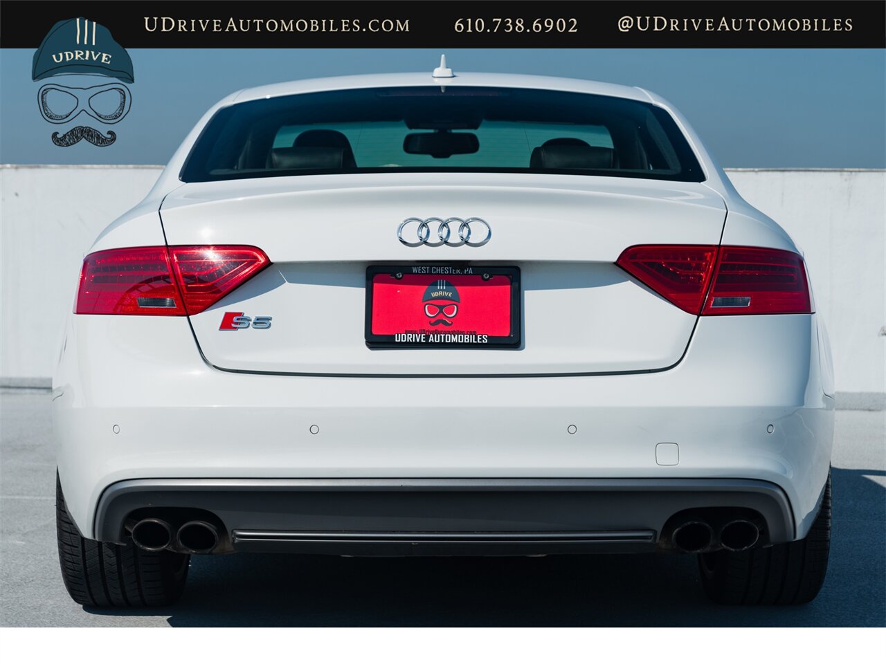 2015 Audi S5 3.0T Quattro Premium Plus 6 Speed Manual Ibis White over Black/Magma Red Service History - Photo 23 - West Chester, PA 19382