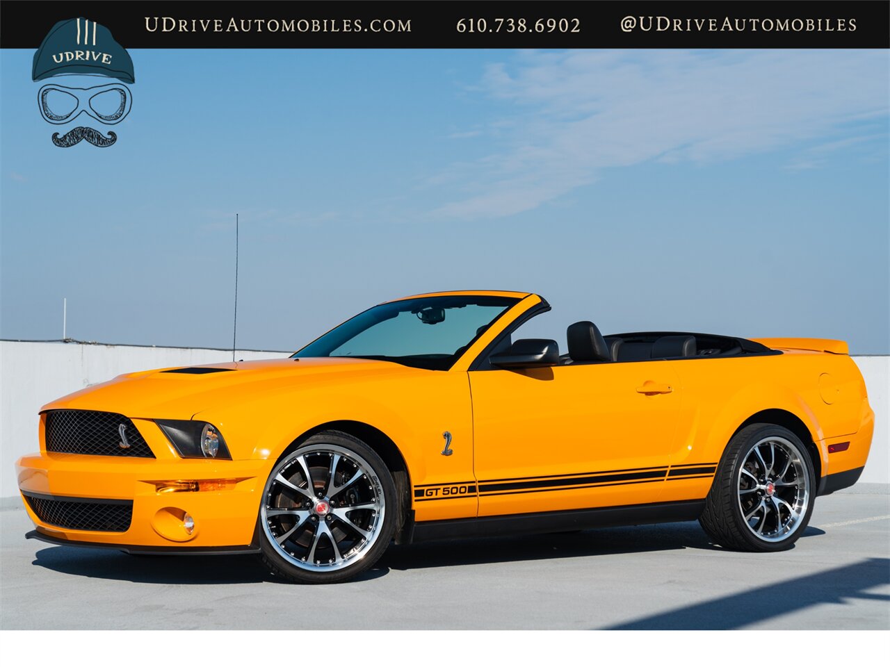 2008 Ford Mustang Shelby GT500  Grabber Orange Convertible 16k Miles - Photo 1 - West Chester, PA 19382