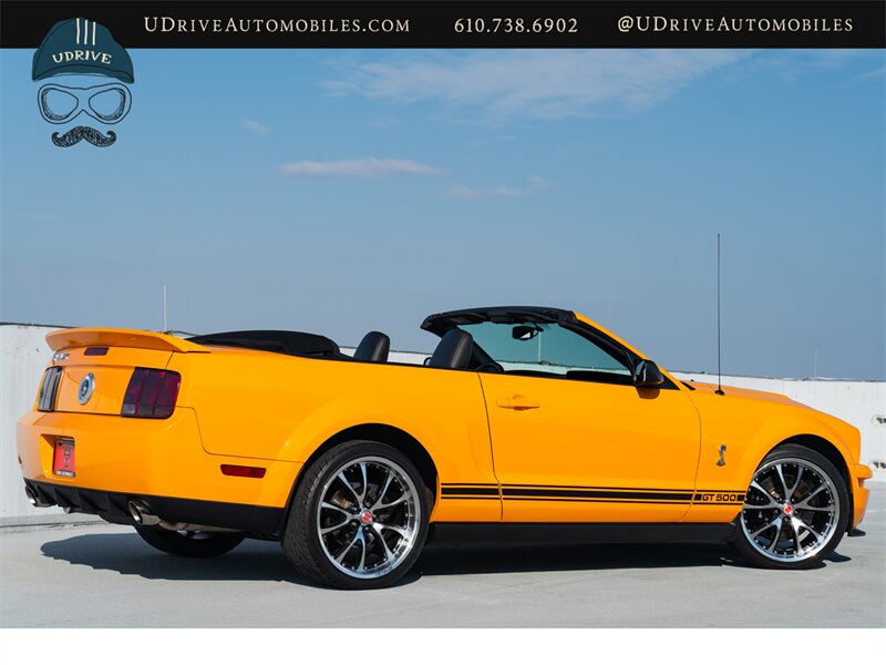2008 Ford Mustang Shelby GT500  Grabber Orange Convertible 16k Miles
