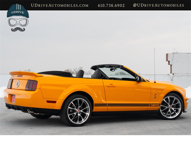 2008 Ford Mustang Shelby GT500  Grabber Orange Convertible 16k Miles