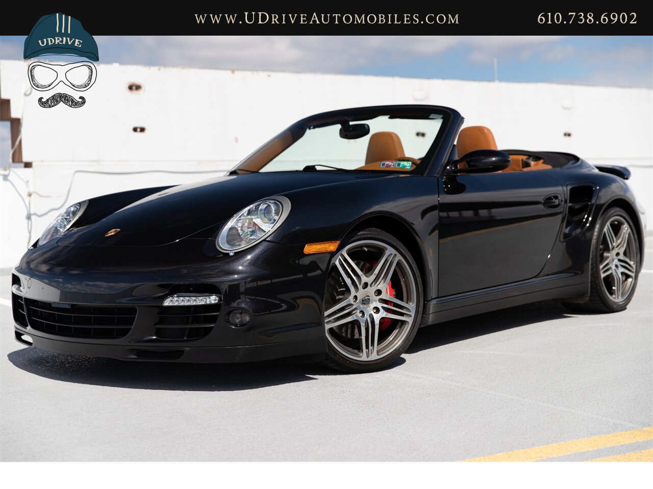 2008 Porsche 911 Turbo Cabriolet 6 Speed 997 Adap Sport Seats  Nat Brown Full Lthr Pntd Hardback Sts - Photo 1 - West Chester, PA 19382