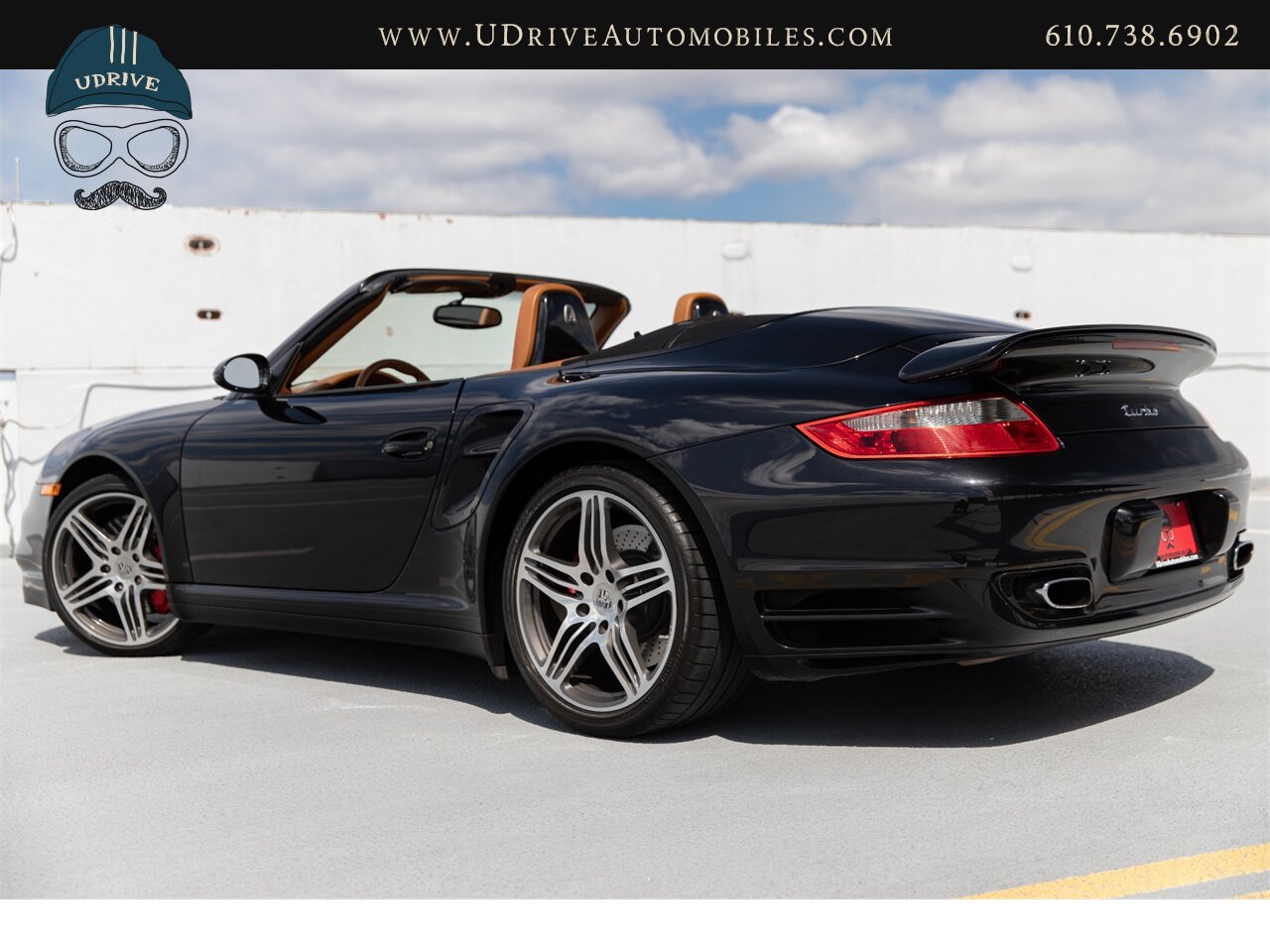 2008 Porsche 911 Turbo Cabriolet 6 Speed 997 Adap Sport Seats  Nat Brown Full Lthr Pntd Hardback Sts - Photo 6 - West Chester, PA 19382