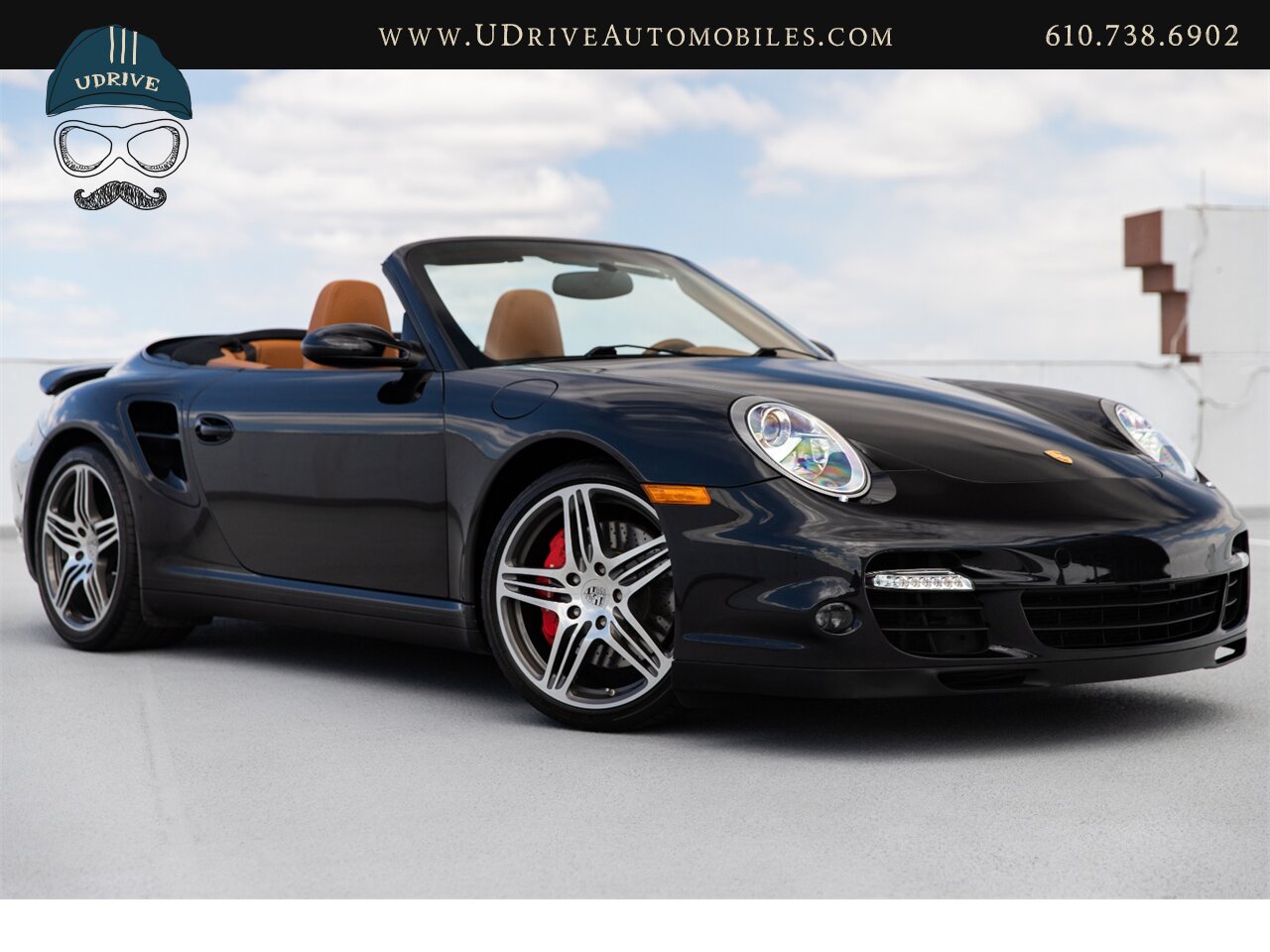 2008 Porsche 911 Turbo Cabriolet 6 Speed 997 Adap Sport Seats  Nat Brown Full Lthr Pntd Hardback Sts - Photo 5 - West Chester, PA 19382