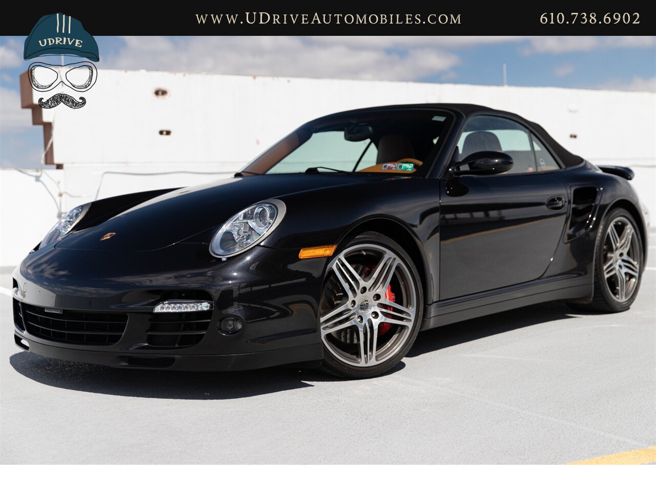 2008 Porsche 911 Turbo Cabriolet 6 Speed 997 Adap Sport Seats  Nat Brown Full Lthr Pntd Hardback Sts - Photo 3 - West Chester, PA 19382