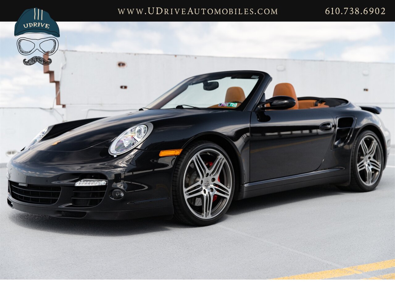 2008 Porsche 911 Turbo Cabriolet 6 Speed 997 Adap Sport Seats  Nat Brown Full Lthr Pntd Hardback Sts - Photo 11 - West Chester, PA 19382