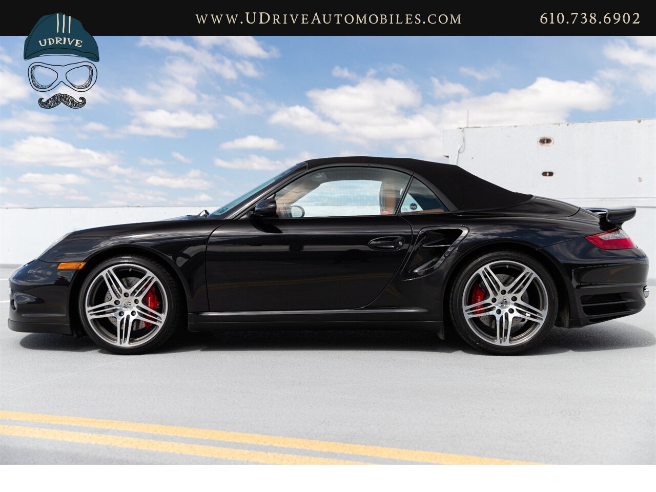 2008 Porsche 911 Turbo Cabriolet 6 Speed 997 Adap Sport Seats  Nat Brown Full Lthr Pntd Hardback Sts - Photo 9 - West Chester, PA 19382