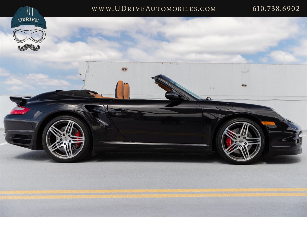 2008 Porsche 911 Turbo Cabriolet 6 Speed 997 Adap Sport Seats  Nat Brown Full Lthr Pntd Hardback Sts - Photo 19 - West Chester, PA 19382