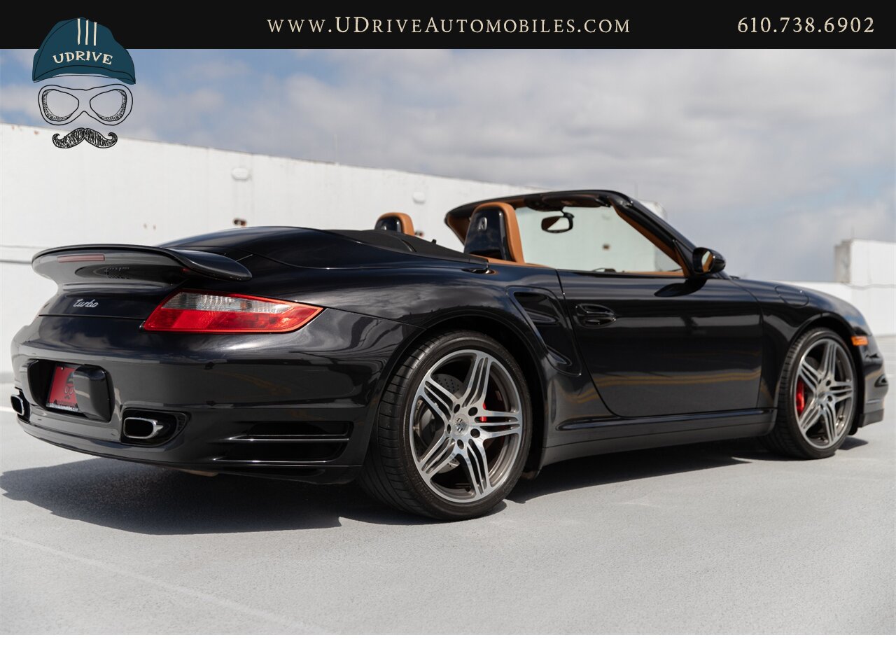 2008 Porsche 911 Turbo Cabriolet 6 Speed 997 Adap Sport Seats  Nat Brown Full Lthr Pntd Hardback Sts - Photo 22 - West Chester, PA 19382