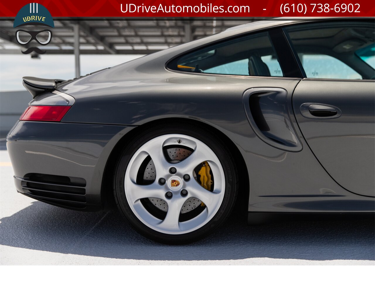 2005 Porsche 911 996 Turbo S Slate Grey Sport Seats Yellow Belts  Sport Shifter Deviating Carpet $139k MSRP - Photo 15 - West Chester, PA 19382