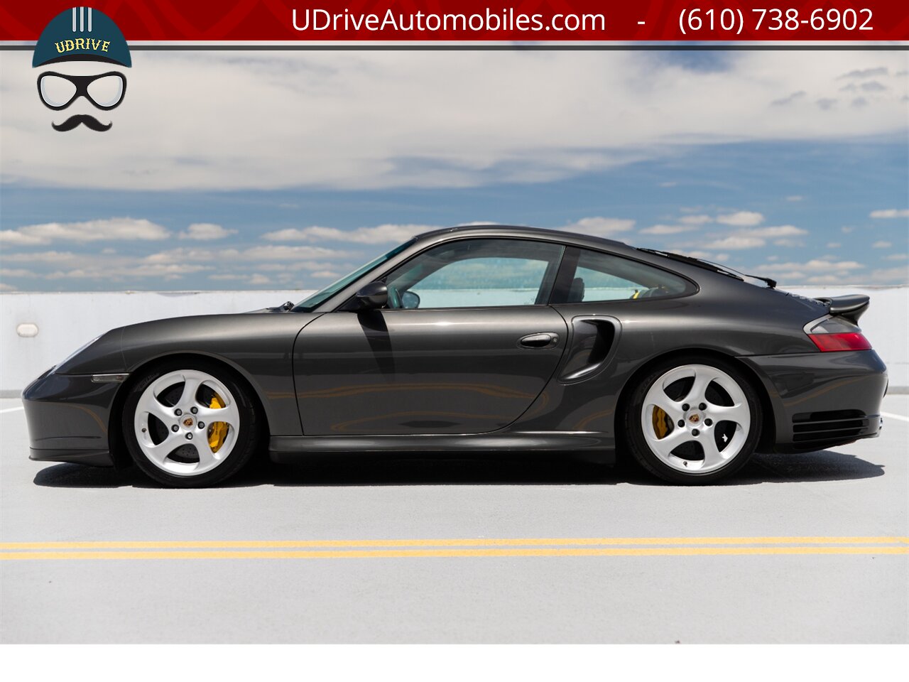 2005 Porsche 911 996 Turbo S Slate Grey Sport Seats Yellow Belts  Sport Shifter Deviating Carpet $139k MSRP - Photo 6 - West Chester, PA 19382