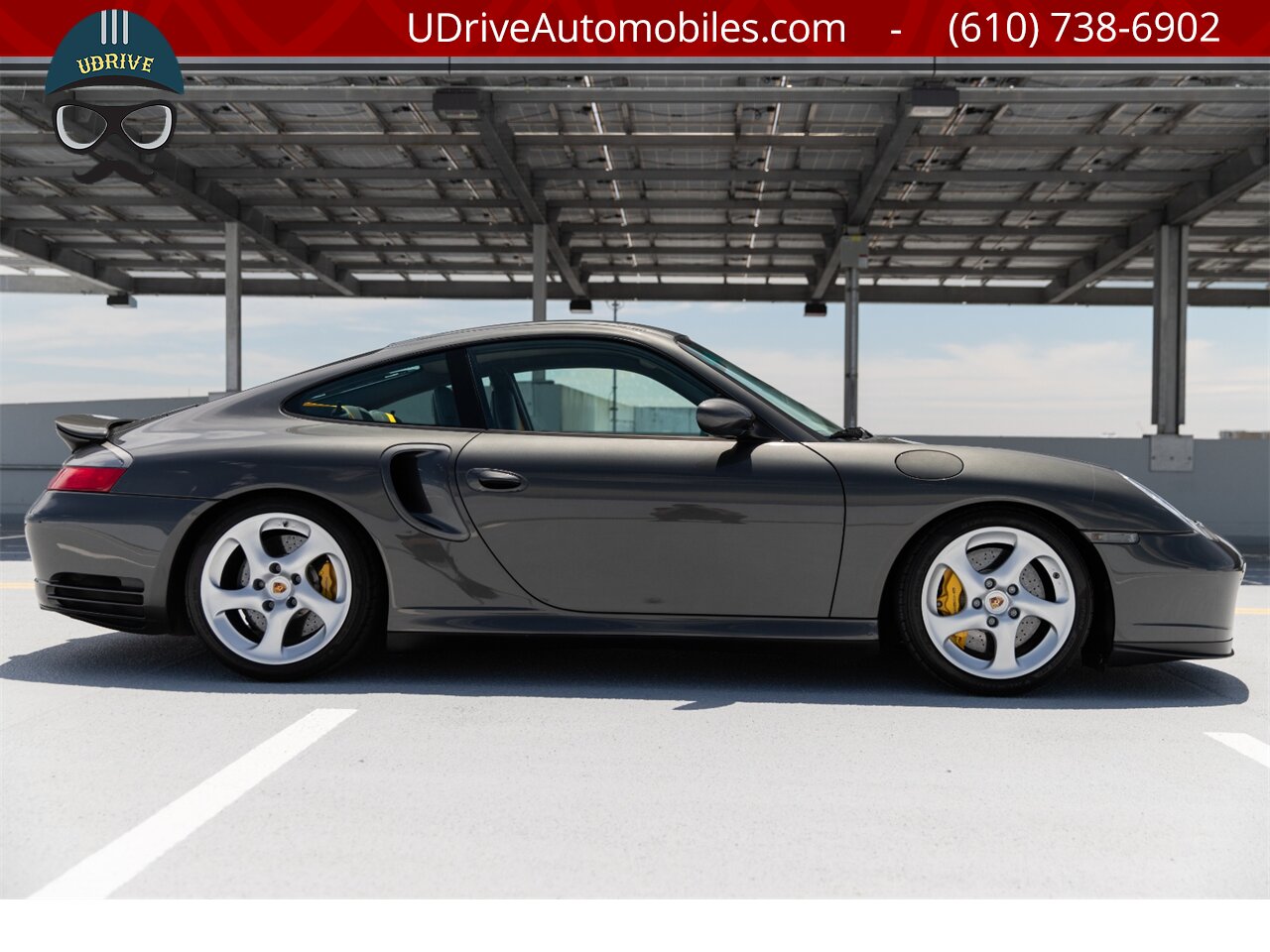 2005 Porsche 911 996 Turbo S Slate Grey Sport Seats Yellow Belts  Sport Shifter Deviating Carpet $139k MSRP - Photo 14 - West Chester, PA 19382