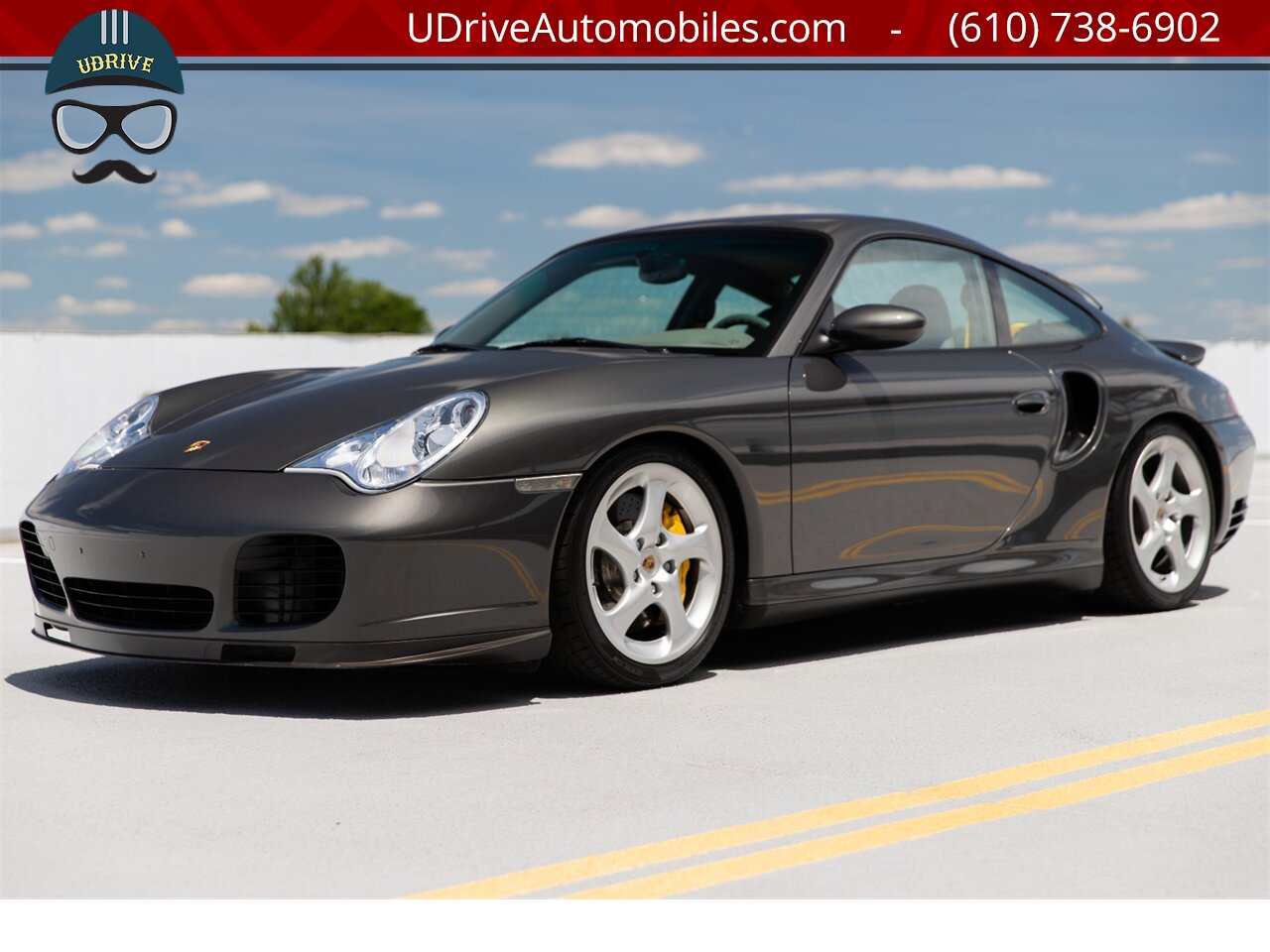 2005 Porsche 911 996 Turbo S Slate Grey Sport Seats Yellow Belts  Sport Shifter Deviating Carpet $139k MSRP - Photo 8 - West Chester, PA 19382