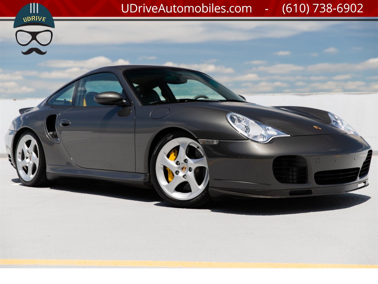 2005 Porsche 911 996 Turbo S Slate Grey Sport Seats Yellow Belts  Sport Shifter Deviating Carpet $139k MSRP - Photo 4 - West Chester, PA 19382