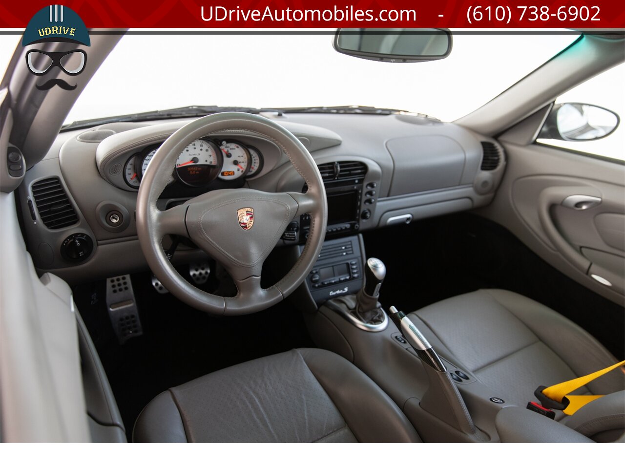 2005 Porsche 911 996 Turbo S Slate Grey Sport Seats Yellow Belts  Sport Shifter Deviating Carpet $139k MSRP - Photo 28 - West Chester, PA 19382