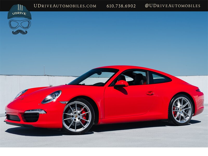 2012 Porsche 911 Carrera S  991 12k Miles Burmester Chrono Sport Exhst PDCC Red Belts Service History