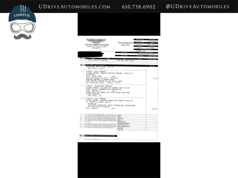2011 Aston Martin Rapide Black over Red Bang & Olufsen 21K Miles - Photo 104 - West Chester, PA 19382